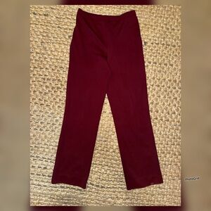 Vintage Women’s 1970’s Donovan Galvani Maroon Slacks with Elastic Waistband S/M